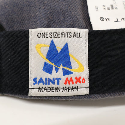 SAINT MICHAEL セントマイケル 【美品】SM-HR8-0000-080 6PANEL CAP 6パネル キャップ 帽子 OS