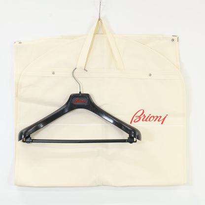 Brioni ブリオーニ 【美品/国内正規】ストライプ ウールｘカシミヤ ビーバーファーカラー ダウンジャケット M