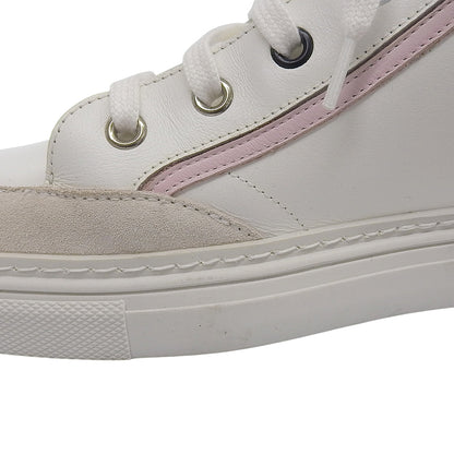 THOM BROWNE トムブラウン 美品 レザー スニーカー シューズ メンズ 白 ホワイト 8 シューズ 8(US)