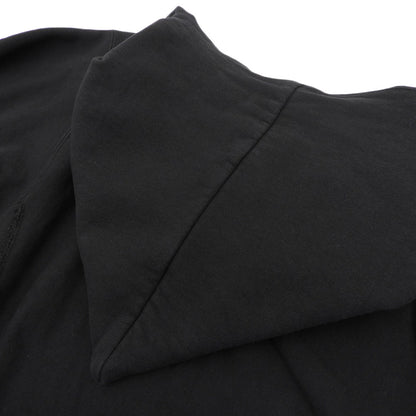 ATON エイトン 美品 GARMENT DYED URAKE HOODIE コットン トップス メンズ ブラック 06 KKAGSW0100 トップス 06