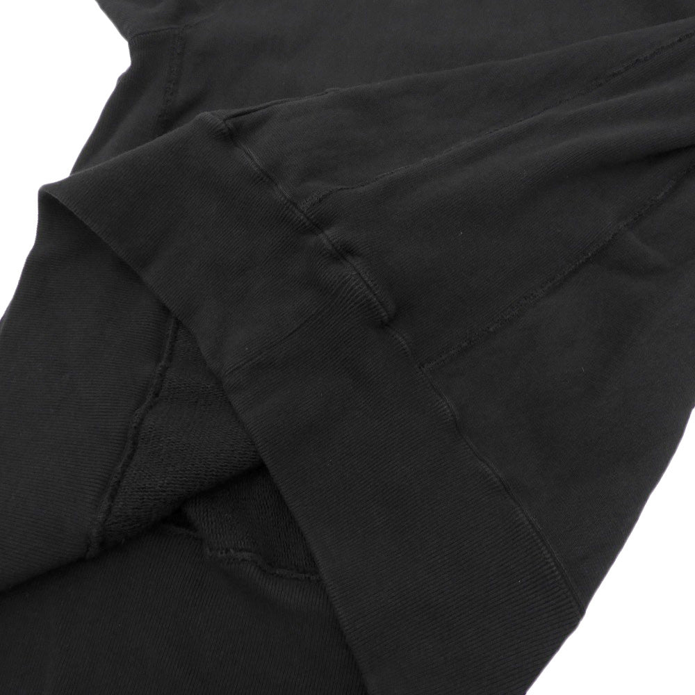 ATON エイトン 美品 GARMENT DYED URAKE HOODIE コットン トップス メンズ ブラック 04 KKAGSW0100 トップス 04