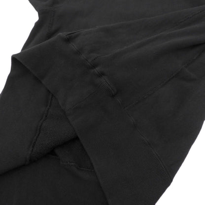 ATON エイトン 美品 GARMENT DYED URAKE HOODIE コットン トップス メンズ ブラック 04 KKAGSW0100 トップス 04