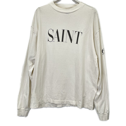 SAINT MICHAEL セントマイケル 白 LS TEE / SAINT / WHITE ﾛﾝT トップス L
