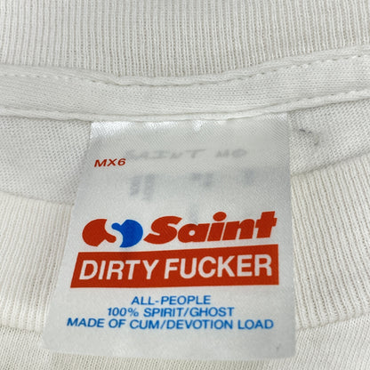 SAINT MICHAEL セントマイケル 白 LS TEE / SAINT / WHITE ﾛﾝT トップス L