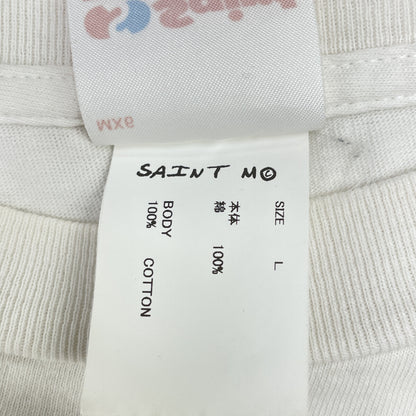 SAINT MICHAEL セントマイケル 白 LS TEE / SAINT / WHITE ﾛﾝT トップス L