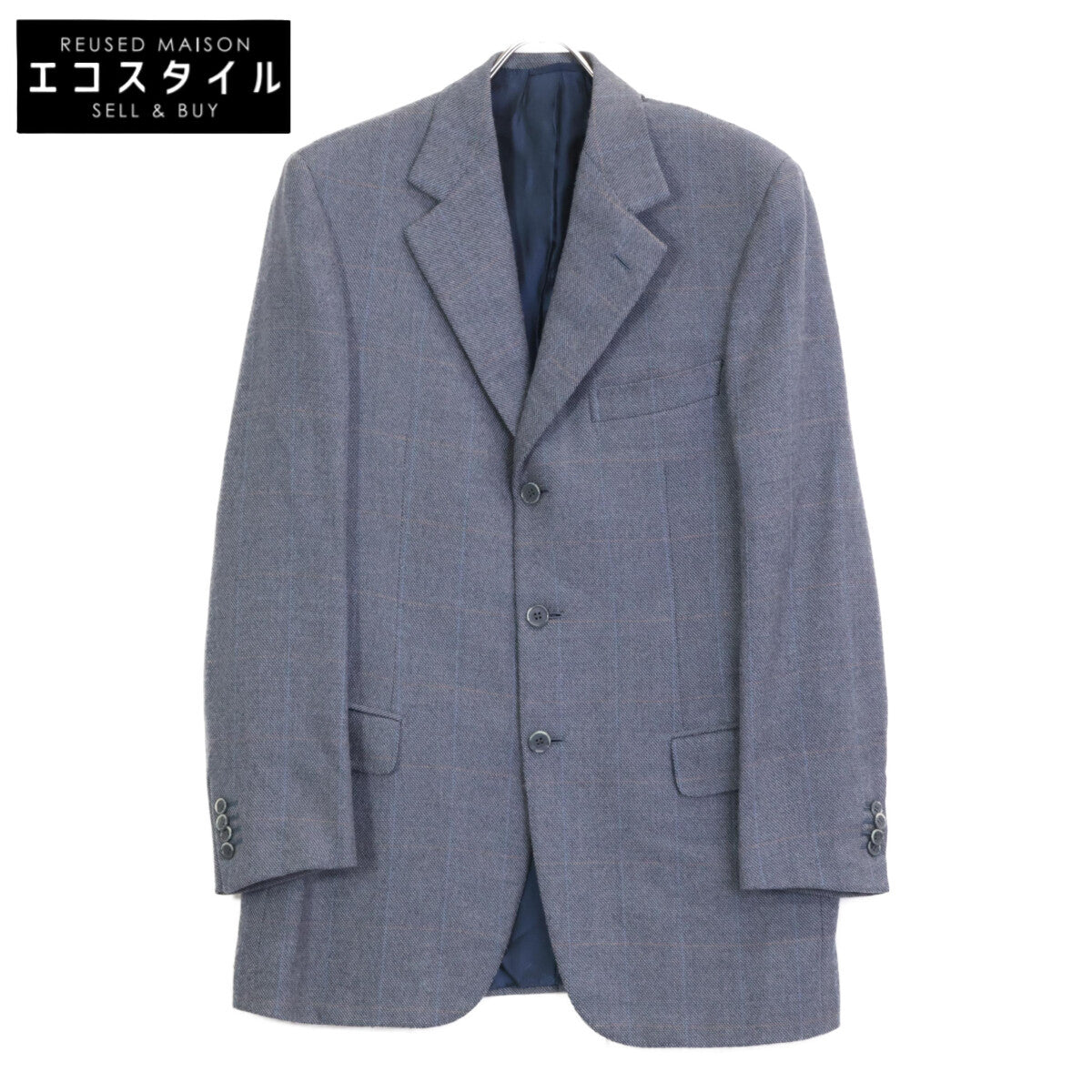 Brioni ブリオーニ ﾁｪｯｸ3Bｼﾞｬｹｯﾄ ジャケット 48