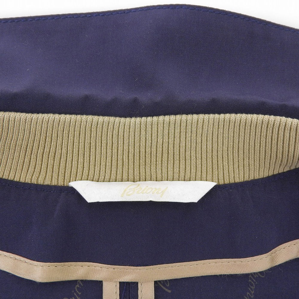 Brioni ブリオーニ コットン ナイロンブルゾン メンズ ネイビー M ジャケット M