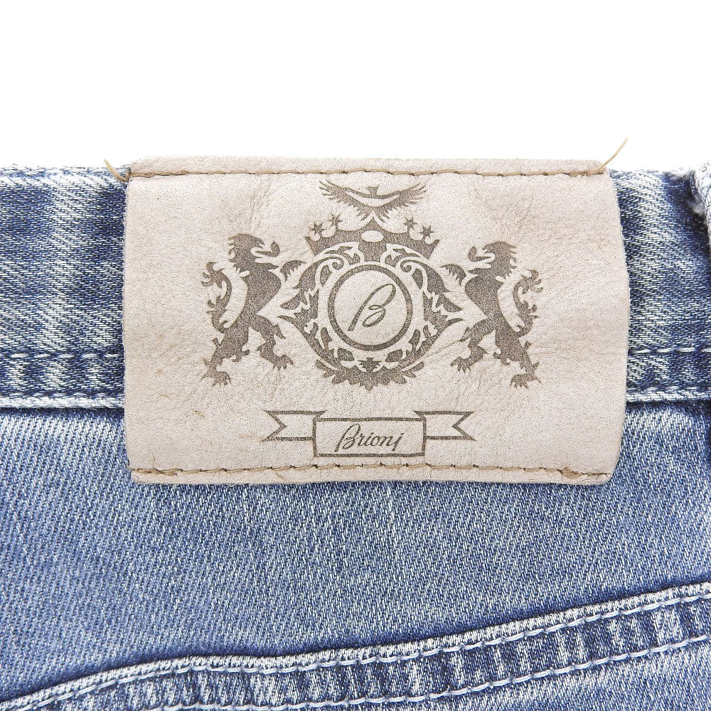 Brioni ブリオーニ 美品 LIVIGNO デニムパンツ ボトムス メンズ ブルー 32 ボトムス 32