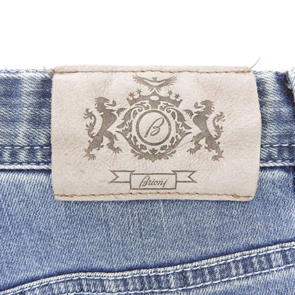 Brioni ブリオーニ 美品 LIVIGNO デニムパンツ ボトムス メンズ ブルー 32 ボトムス 32