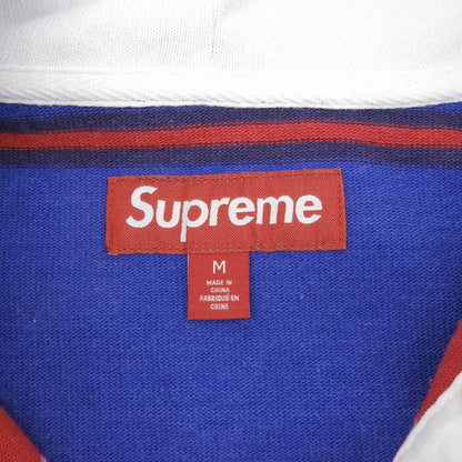 Supreme シュプリーム hooded rugby コットン パーカー トップス メンズ マルチカラー M 24FW トップス M