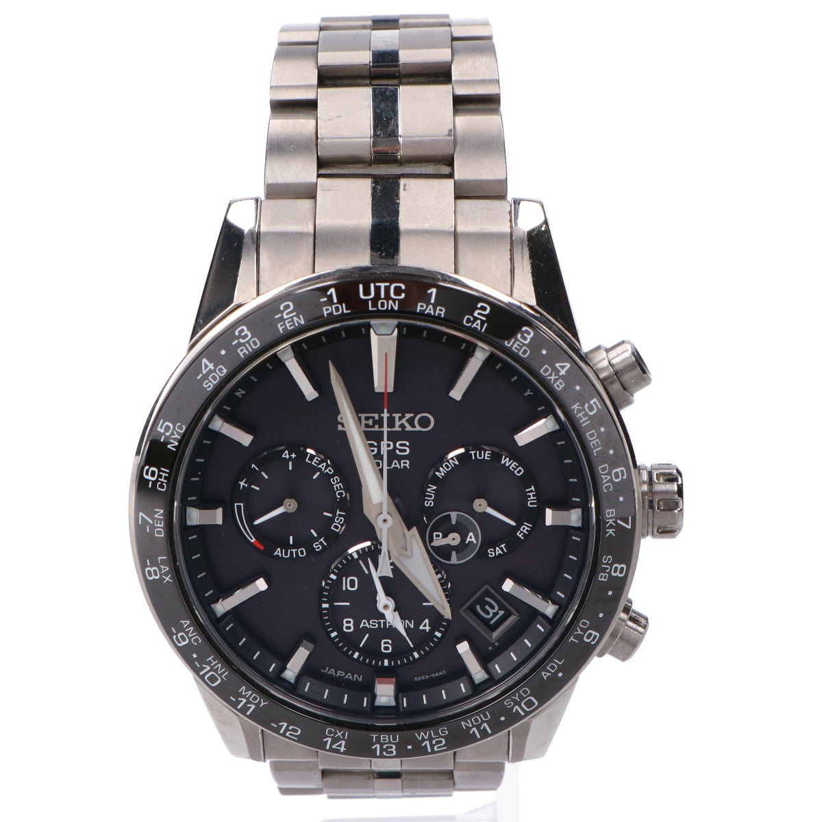 SEIKO セイコー SBXC003 ASTRON 5Xシリーズ デュアルタイム GPSソーラー電波 腕時計