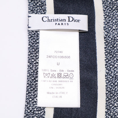 Christian Dior クリスチャンディオール 24FCO106I606 D-Floral Dフローラル ミッツァ ロゴ スカーフ