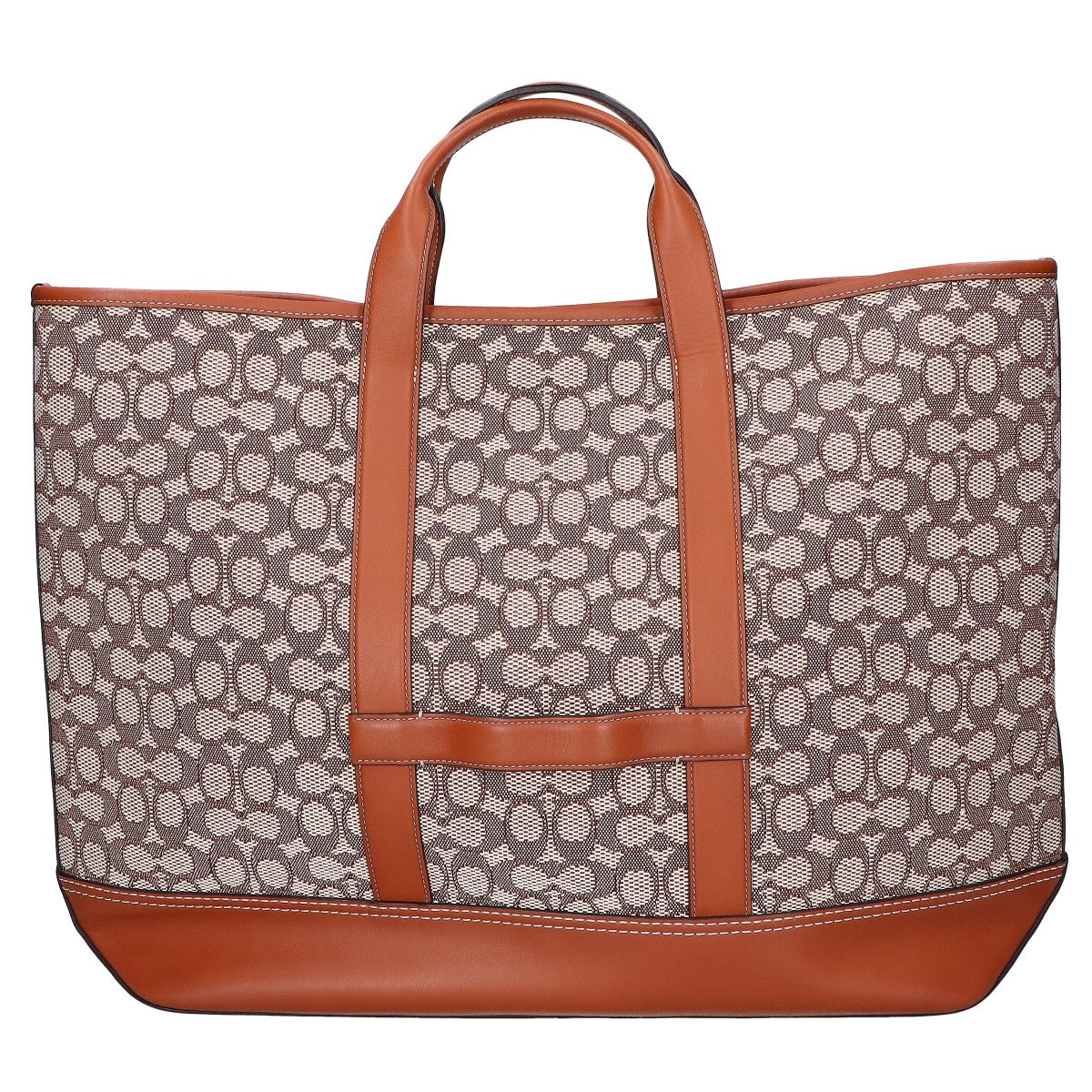 COACH コーチ 【美品/22年製】CG206 トビー ターンロック トート シグネチャー テキスタイル ジャカード ヴァーシティ パッチ トートバッグ