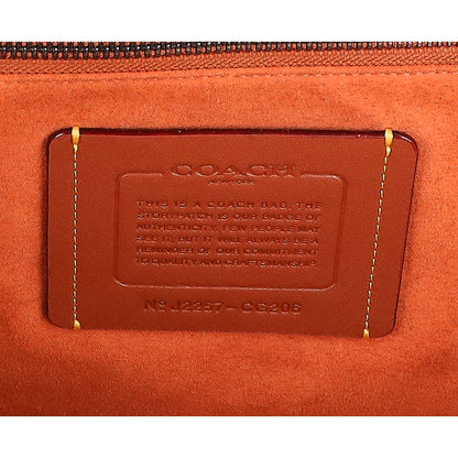 COACH コーチ 【美品/22年製】CG206 トビー ターンロック トート シグネチャー テキスタイル ジャカード ヴァーシティ パッチ トートバッグ