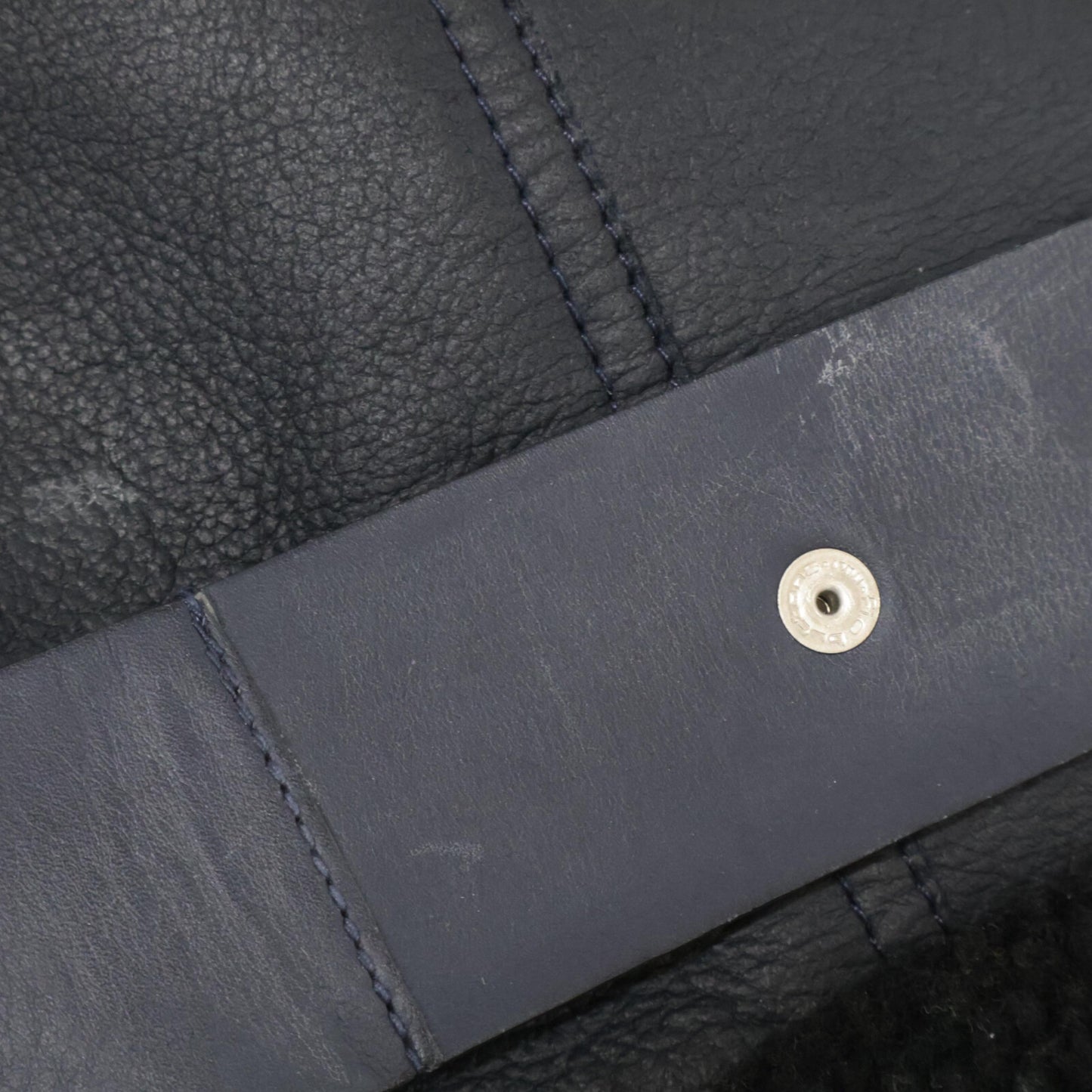 ACNE STUDIOS アクネ ストゥディオズ 1AQ173 VELOCITE PAW17 ラムムートン ダブルライダース ジャケット 36