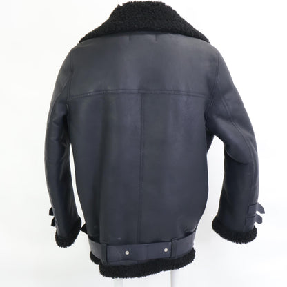 ACNE STUDIOS アクネ ストゥディオズ 1AQ173 VELOCITE PAW17 ラムムートン ダブルライダース ジャケット 36