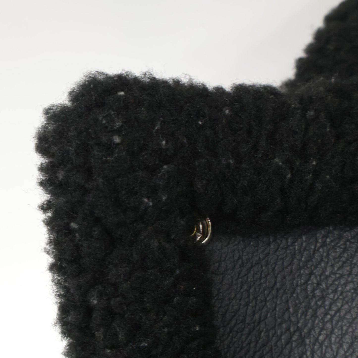 ACNE STUDIOS アクネ ストゥディオズ 1AQ173 VELOCITE PAW17 ラムムートン ダブルライダース ジャケット 36