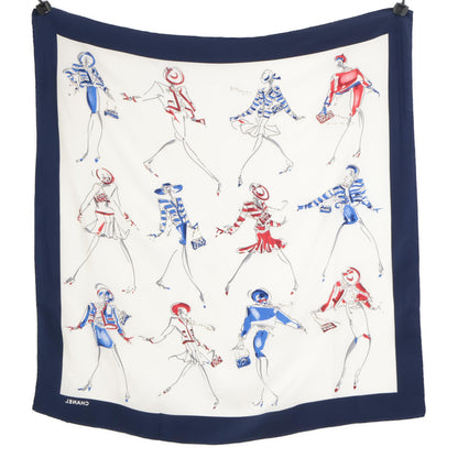 CHANEL シャネル Hot dance of mademoiselle マドモアゼル シルク スカーフ