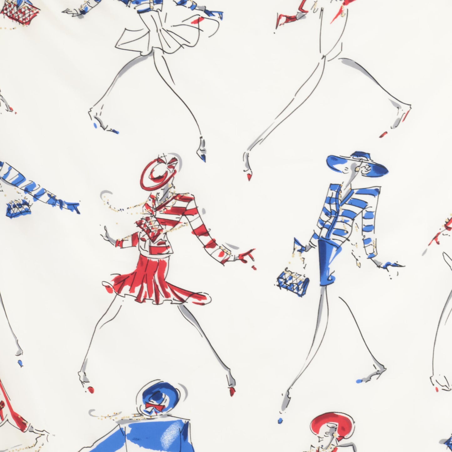 CHANEL シャネル Hot dance of mademoiselle マドモアゼル シルク スカーフ