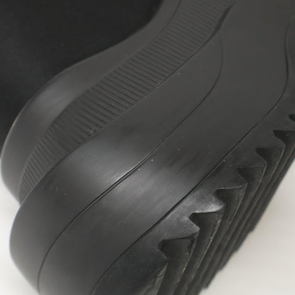 YELLO イエロ 【美品】YE-25A1-SB02 TOKYO BLACK MID SNEAKER SHORT BOOTS ミッド スニーカー ショート ブーツ シューズ S