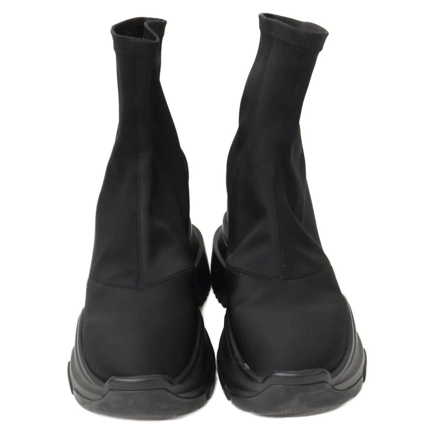 YELLO イエロ 【美品】YE-25A1-SB02 TOKYO BLACK MID SNEAKER SHORT BOOTS ミッド スニーカー ショート ブーツ シューズ S