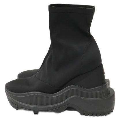 YELLO イエロ 【美品】YE-25A1-SB02 TOKYO BLACK MID SNEAKER SHORT BOOTS ミッド スニーカー ショート ブーツ シューズ S