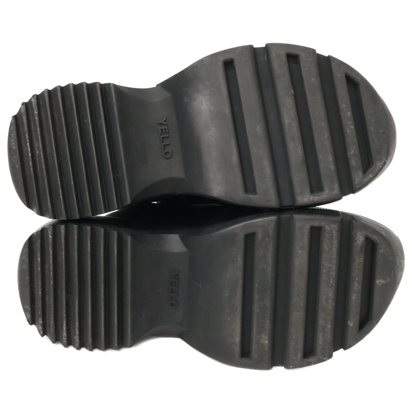 YELLO イエロ 【美品】YE-25A1-SB02 TOKYO BLACK MID SNEAKER SHORT BOOTS ミッド スニーカー ショート ブーツ シューズ S