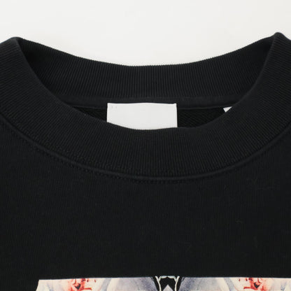 BURBERRY バーバリー 8048608 ﾓﾝﾀｰｼﾞｭ ﾌﾟﾘﾝﾄ ｸﾙｰﾈｯｸ ｽｳｪｯﾄｼｬﾂ トップス 10Y／140