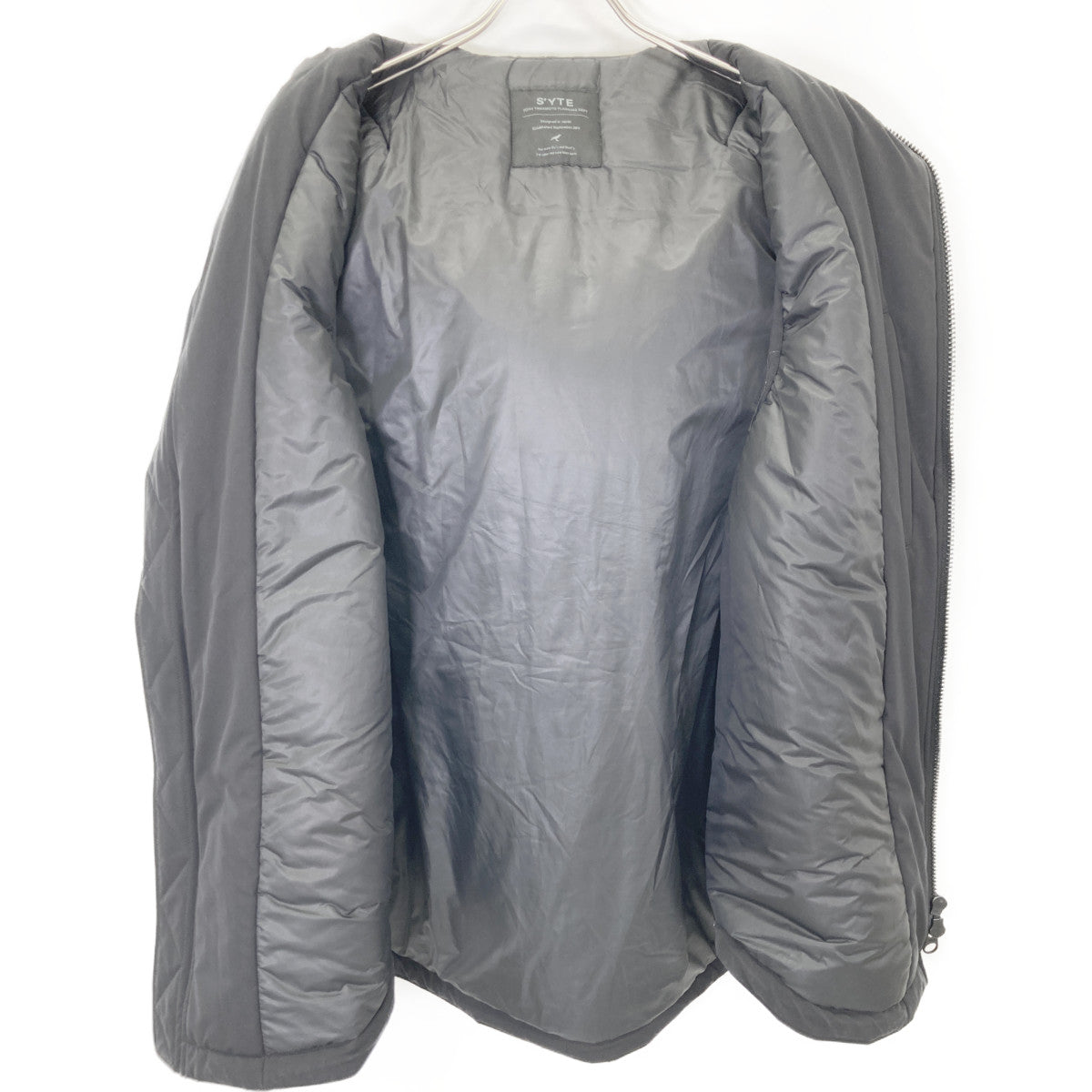 S'YTE サイト UB-V03-902 STRETCH TAFFETA PUFFER HOODED VEST ベスト 3