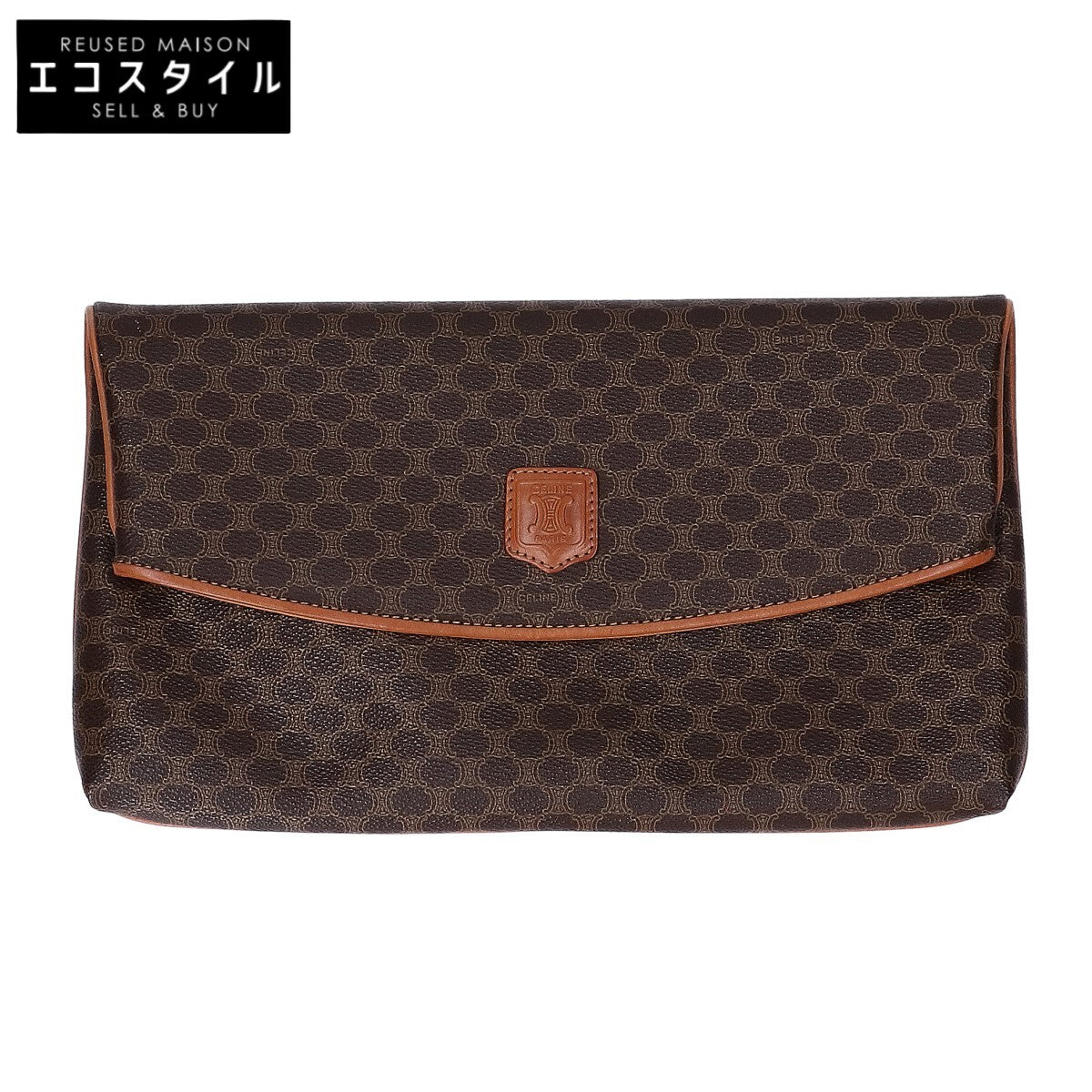 CELINE セリーヌ M08 マカダム柄クラッチバッグ セカンドバッグ クラッチバッグ