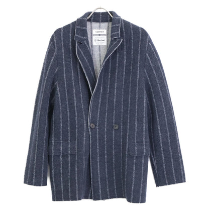 Coohem コーヘン ﾖﾈﾄﾐ 20-204-206 ｽﾄﾗｲﾌﾟﾀﾞﾌﾞﾙｼﾞｬｹｯﾄ ジャケット L