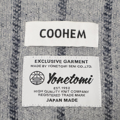 Coohem コーヘン ﾖﾈﾄﾐ 20-204-206 ｽﾄﾗｲﾌﾟﾀﾞﾌﾞﾙｼﾞｬｹｯﾄ ジャケット L