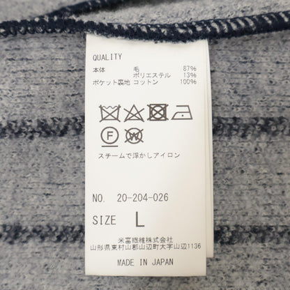 Coohem コーヘン ﾖﾈﾄﾐ 20-204-206 ｽﾄﾗｲﾌﾟﾀﾞﾌﾞﾙｼﾞｬｹｯﾄ ジャケット L