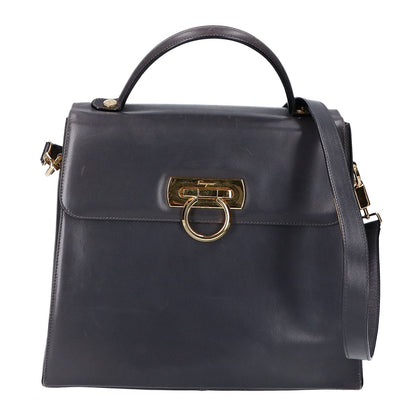 Salvatore Ferragamo サルヴァトーレフェラガモ E210536 ガンチーニ トップハンドルバッグ ハンドバッグ