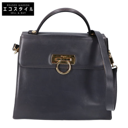 Salvatore Ferragamo サルヴァトーレフェラガモ E210536 ガンチーニ トップハンドルバッグ ハンドバッグ