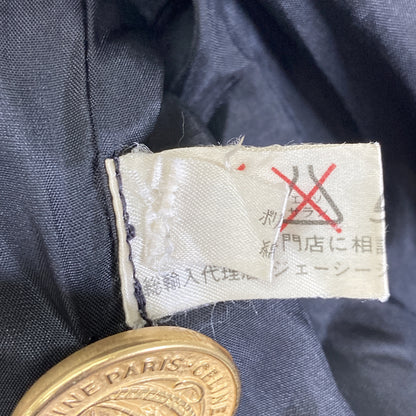 CELINE セリーヌ ｼﾞｪｰｼｰｼｰ期 ﾌﾞﾗｯｸ 金ﾎﾞﾀﾝﾄﾚﾝﾁｺｰﾄ　90s コート 表記なし