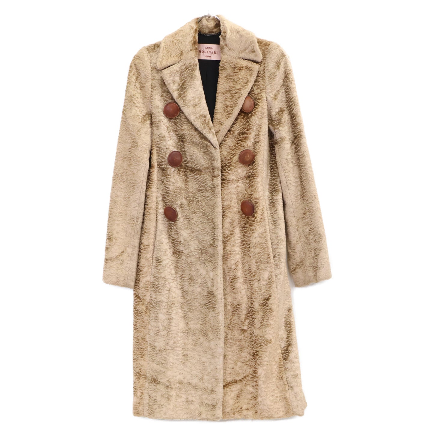 ANNA MOLINARI アンナモリナーリ ジーンズ ダブルボタンボアコート コート