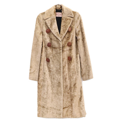 ANNA MOLINARI アンナモリナーリ ジーンズ ダブルボタンボアコート コート