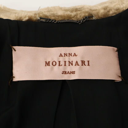 ANNA MOLINARI アンナモリナーリ ジーンズ ダブルボタンボアコート コート
