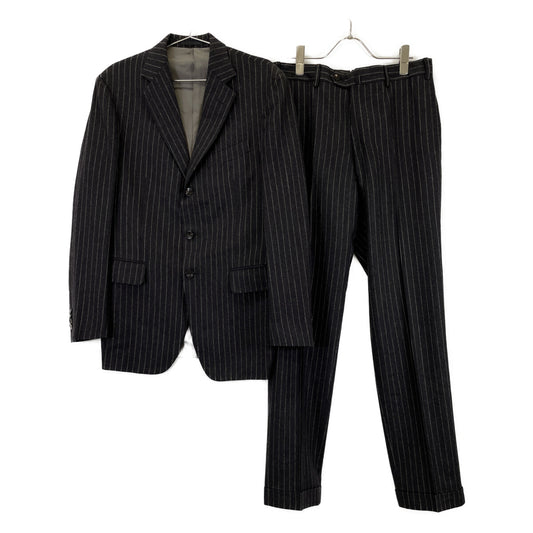 BOGLIOLI ボリオリ 3Bｽﾄﾗｲﾌﾟｼﾝｸﾞﾙｳｰﾙｽｰﾂ スーツ セットアップ 48