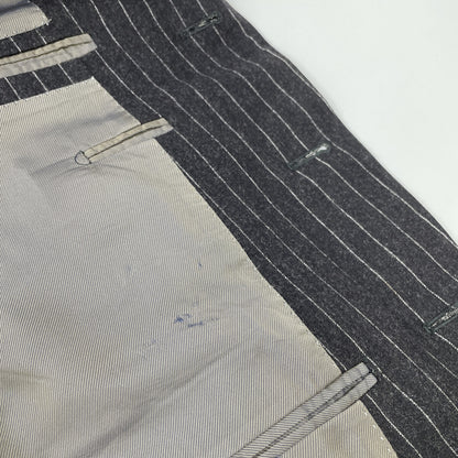 BOGLIOLI ボリオリ 3Bｽﾄﾗｲﾌﾟｼﾝｸﾞﾙｳｰﾙｽｰﾂ スーツ セットアップ 48