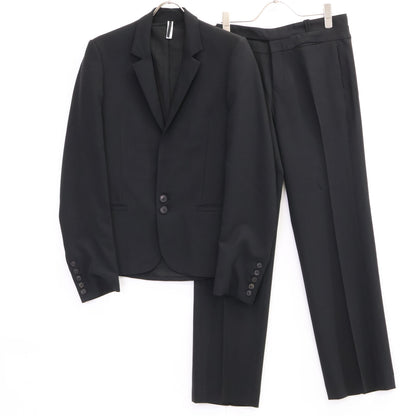 Bruno Pieters ブルーノピーターズ ﾌﾞﾗｯｸ 2Bｼﾝｸﾞﾙｽｰﾂ スーツ セットアップ 48