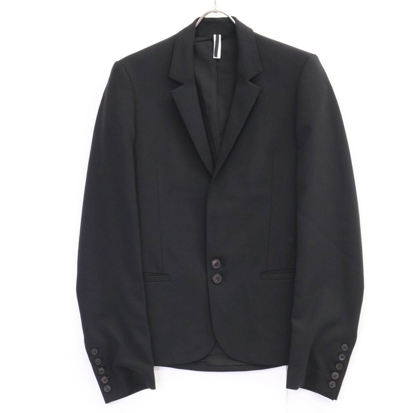 Bruno Pieters ブルーノピーターズ ﾌﾞﾗｯｸ 2Bｼﾝｸﾞﾙｽｰﾂ スーツ セットアップ 48