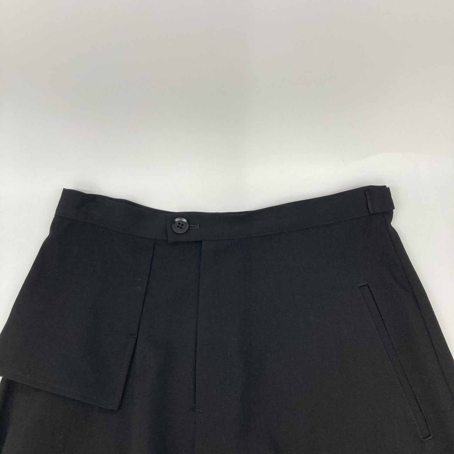 YOHJI YAMAMOTO +NOIR ヨウジヤマモトプリュスノアール 【新品同様】NU-P08-100 ウール ワイドパンツ/ ボトムス 1
