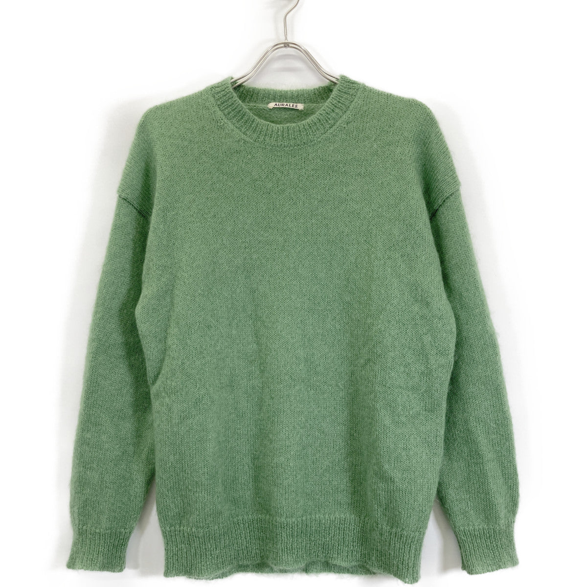 AURALEE オーラリー 【美品】A9AP01KM SUPER KID MOHAIR KINT PO モヘアｘウール クルーネック ニットセーター/ トップス 3