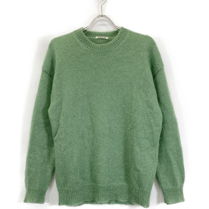 AURALEE オーラリー 【美品】A9AP01KM SUPER KID MOHAIR KINT PO モヘアｘウール クルーネック ニットセーター/ トップス 3
