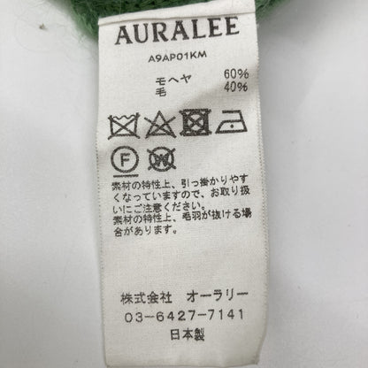 AURALEE オーラリー 【美品】A9AP01KM SUPER KID MOHAIR KINT PO モヘアｘウール クルーネック ニットセーター/ トップス 3