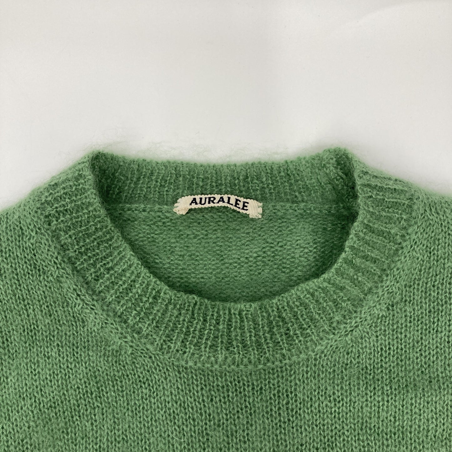 AURALEE オーラリー 【美品】A9AP01KM SUPER KID MOHAIR KINT PO モヘアｘウール クルーネック ニットセーター/ トップス 3