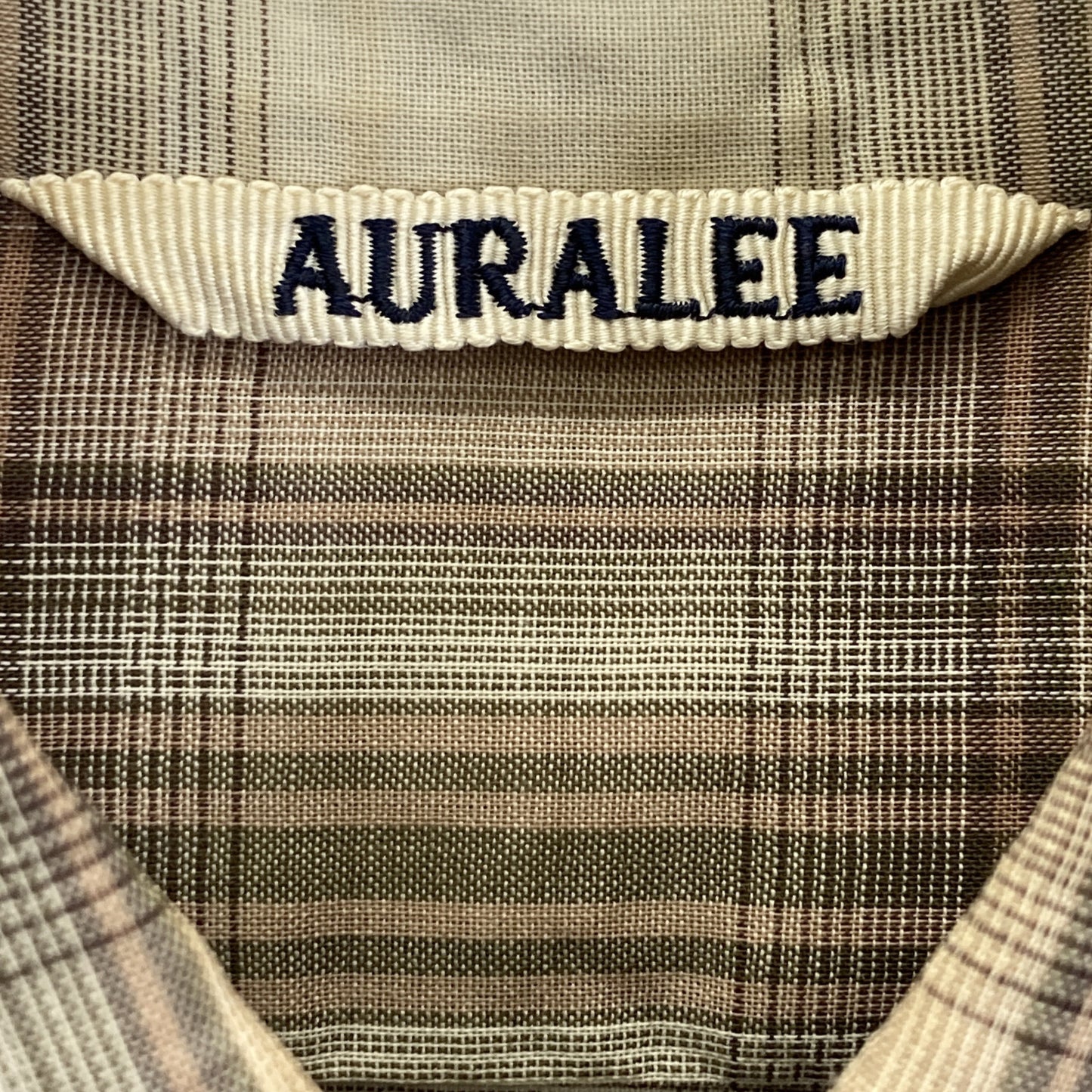 AURALEE オーラリー ﾌﾞﾗｳﾝ A21AS04BY WOOLRECYCLEDPOLYESTER CLOTH SHIRTS トップス 1
