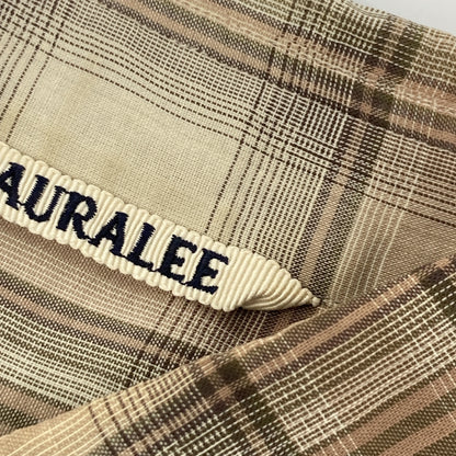AURALEE オーラリー ﾌﾞﾗｳﾝ A21AS04BY WOOLRECYCLEDPOLYESTER CLOTH SHIRTS トップス 1